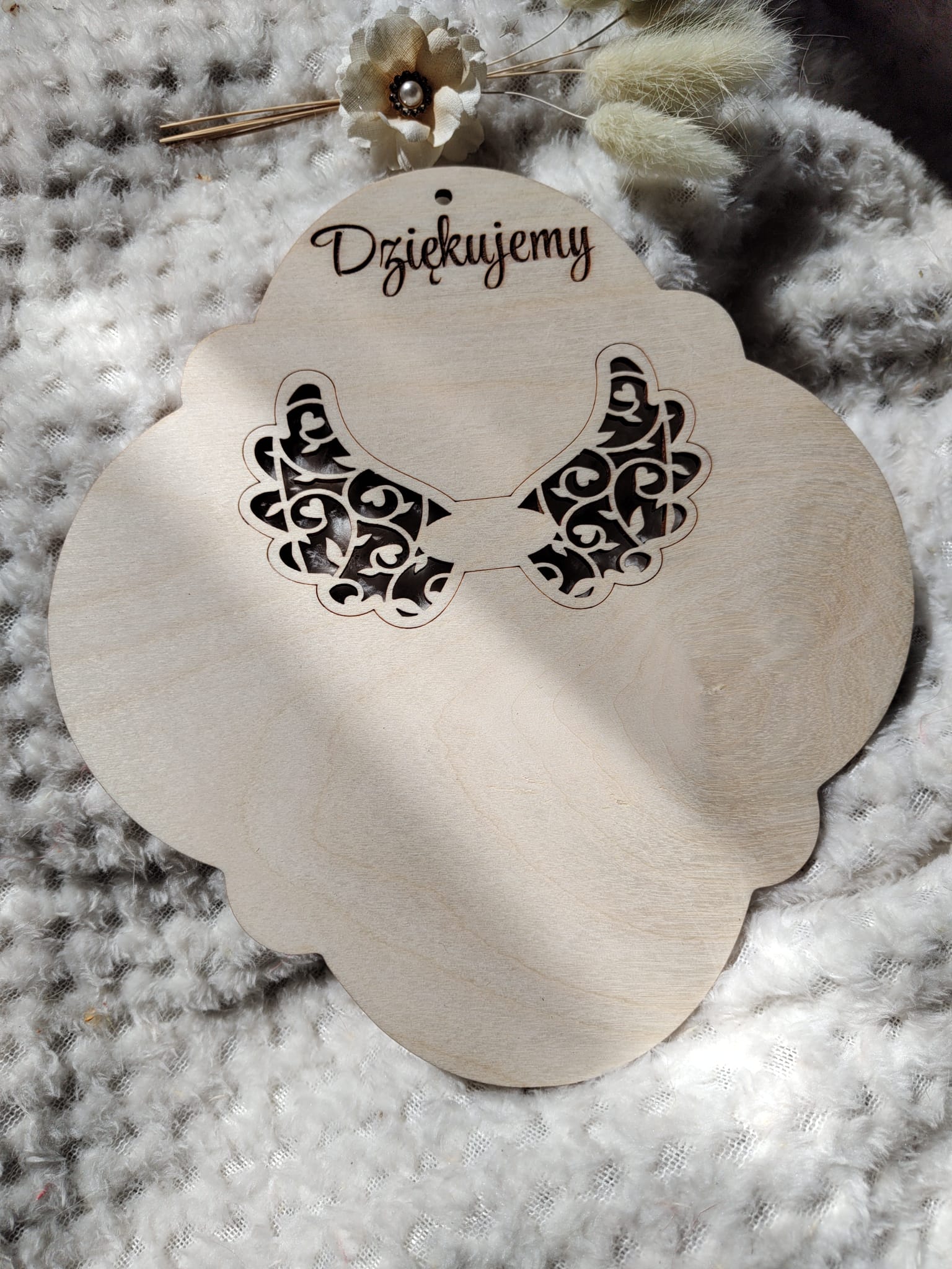 Baza do makramy drewniana 19cmx18cm N665