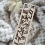 Drewniana zakładka do makramy 13cm x 4cm N684