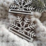 Zakładka do makramy półbombka z HDF 7cm x 5cm H286