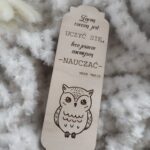 Drewniana zakładka do makramy chwost 13,5cm x 4,5cm N700