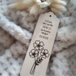 Drewniana zakładka do makramy chwost 13,5cm x 4cm N705