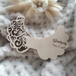 Skrzydła do makramy drewniane 12cm x 7,5cm  N709