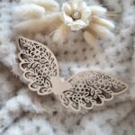 Skrzydła do makramy drewniane 12cm x 4,5cm  N710