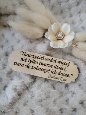 Tabliczka do makramy ze sklejki 8cm x 2,5cm  N719