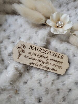Tabliczka do makramy ze sklejki 7cm x 2,5cm  N720