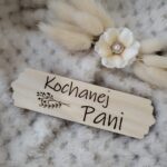 Tabliczka do makramy ze sklejki 11cm x 3cm  N723