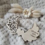 Skrzydła do makramy drewniane 11cm x 6,5cm  N729