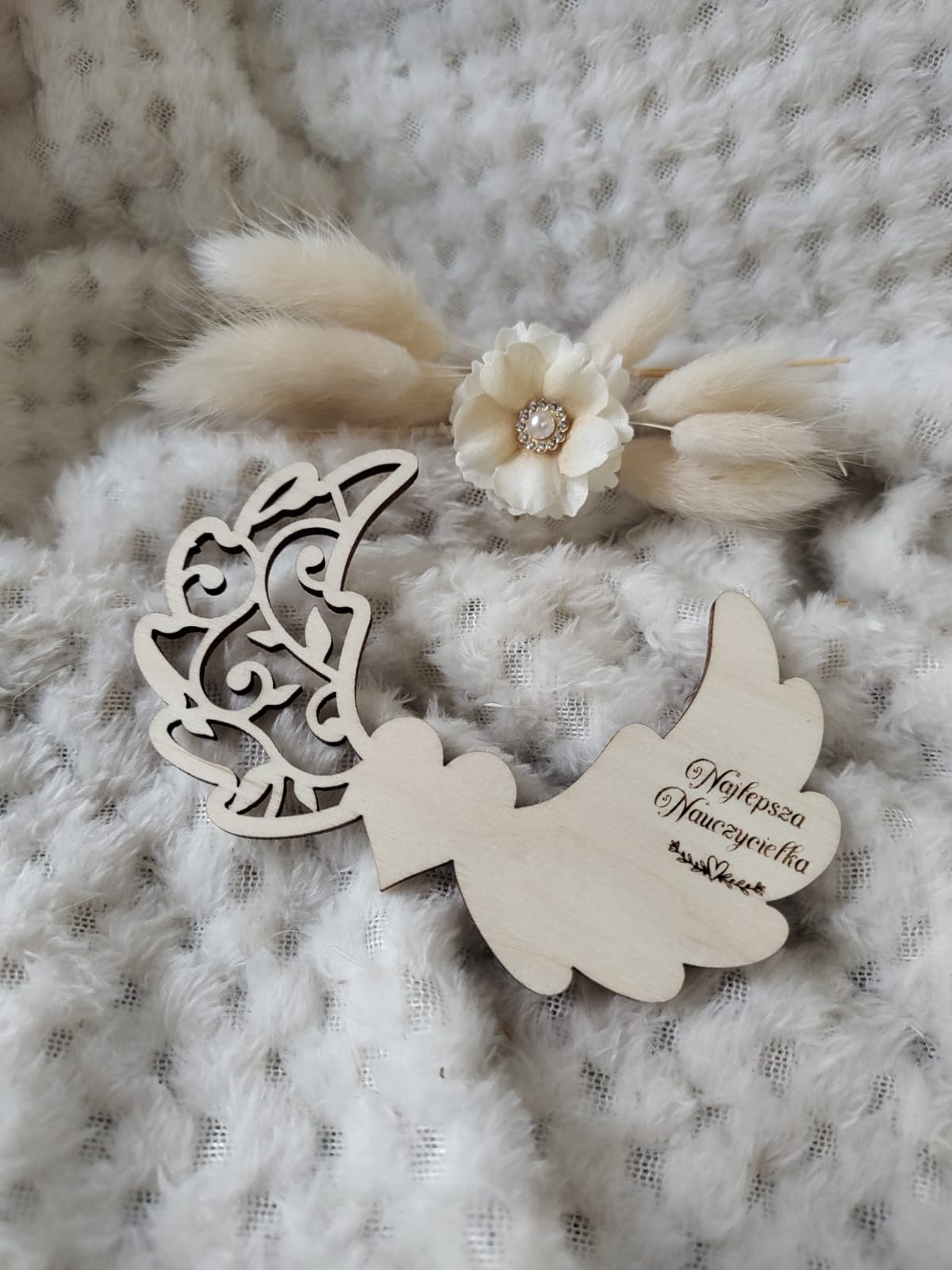 Skrzydła do makramy drewniane 11cm x 6,5cm N728