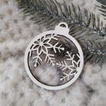 Bombka na choinkę z HDF 7cm   H290