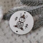 Zawieszka chwost na choinkę z HDF 5,5cm  H294