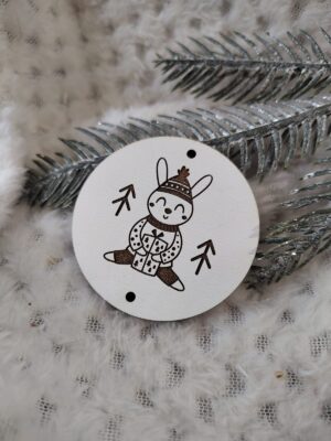 Zawieszka chwost na choinkę z HDF 5,5cm  H294