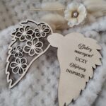 Skrzydła do makramy drewniane 13cm x 10cm  N733