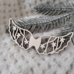 Skrzydła do makramy drewniane 10cm x 4,5cm  N732