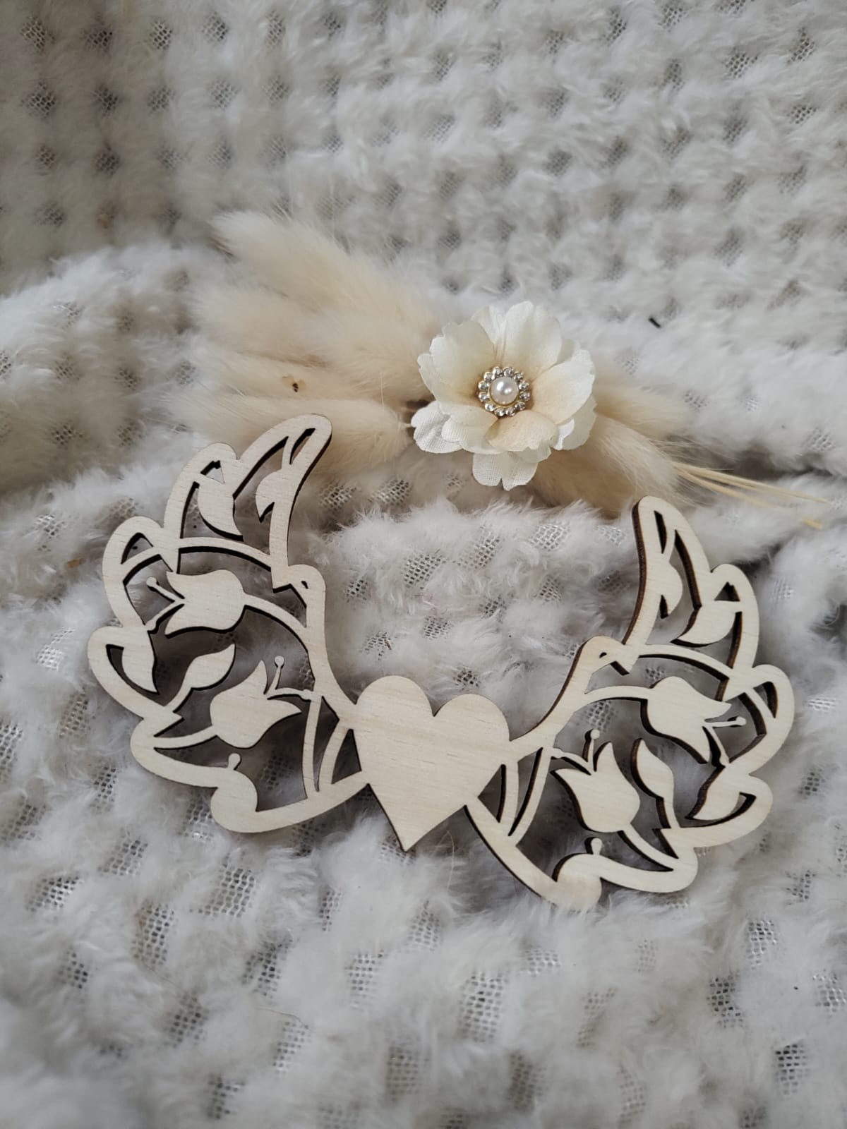 Skrzydła do makramy drewniane 11cm x 7cm KS1