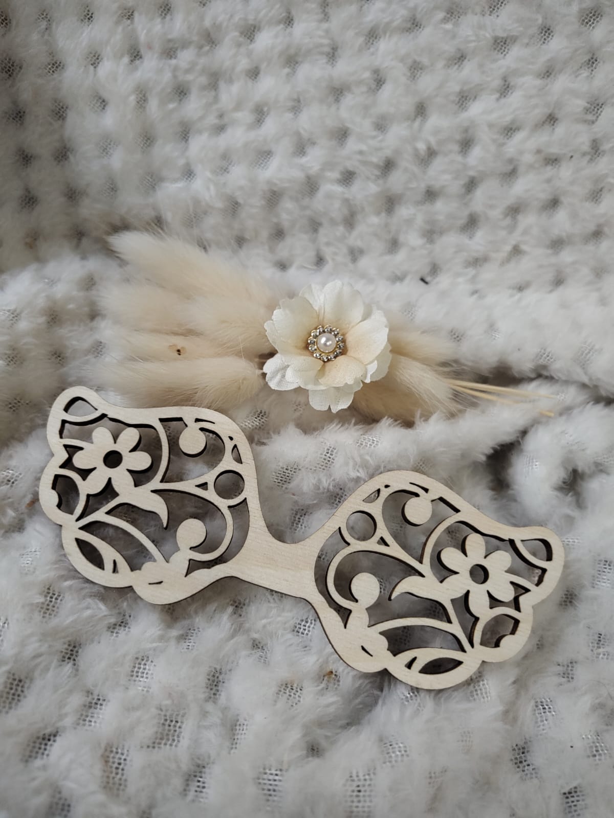 Skrzydła do makramy drewniane 12cm x 4,5cm KS2