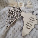 Skrzydła do makramy drewniane 13cm x 10cm  KL3