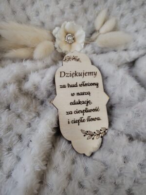 Tabliczka do makramy ze sklejki 9cm x 5cm  KL9