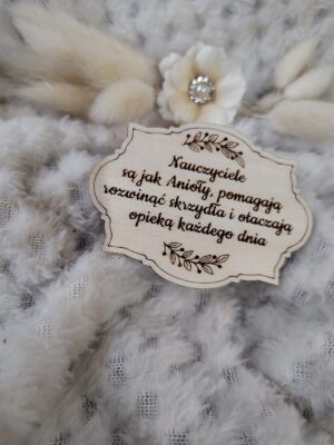 Tabliczka do makramy ze sklejki 7cm x 5cm  KL10