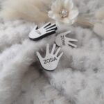 Scrapka dłoń z HDF 2,5cm 15 znaków H309