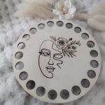 Podkładka pod kubek drewniana 10cm  KK8