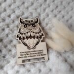 Drewniana zakładka do makramy 8cmx5cm DN43