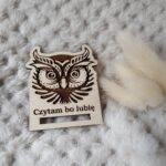 Drewniana zakładka do makramy 6,5cmx5,5cm DN44