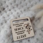 Drewniana zakładka do makramy 4cmx5cm DN45