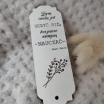 Zakładka do książki z HDF 13cm x 4,5cm  KG1