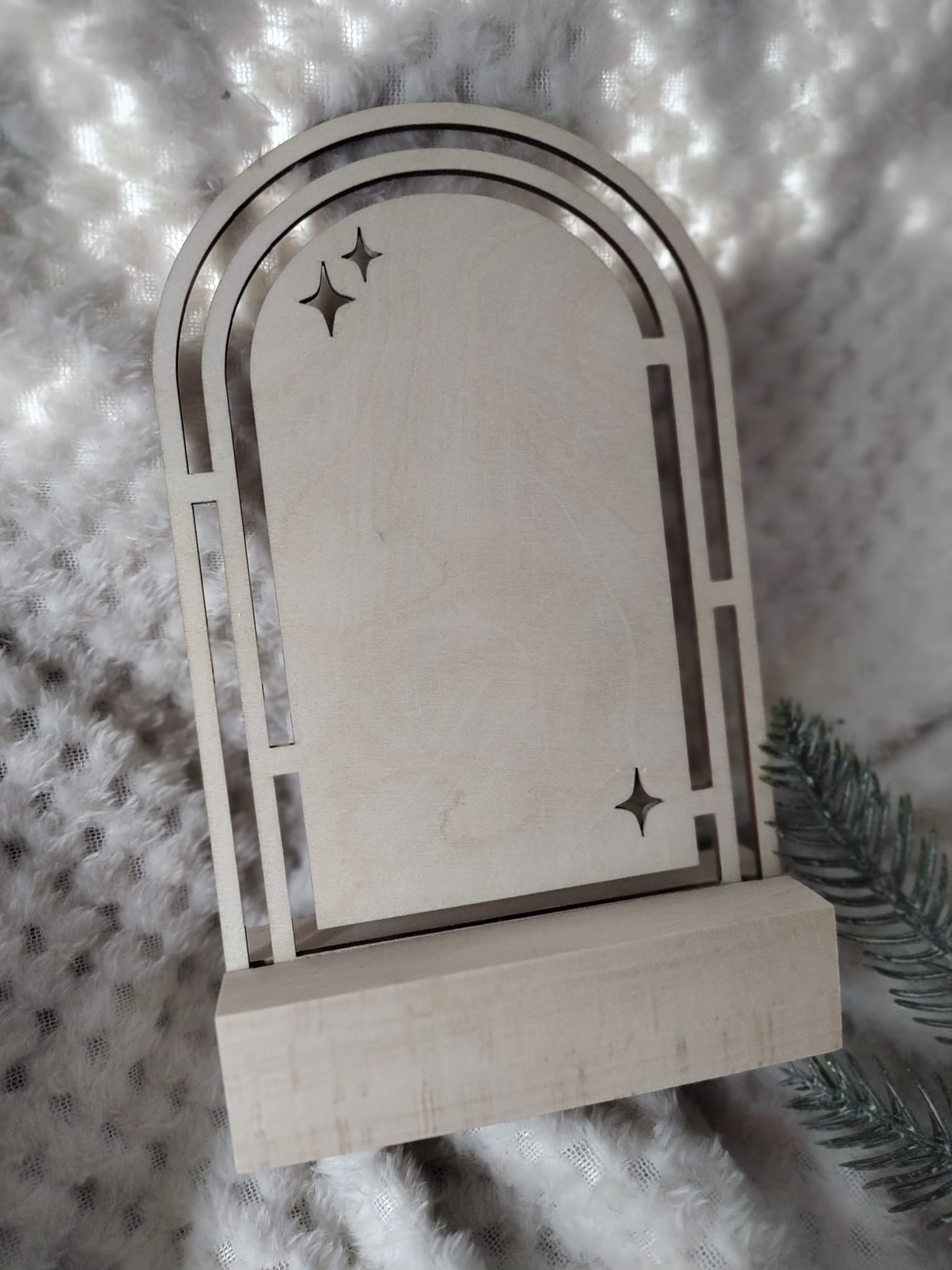 Baza stojak do makramy na Święta 12cm x 20cm N748