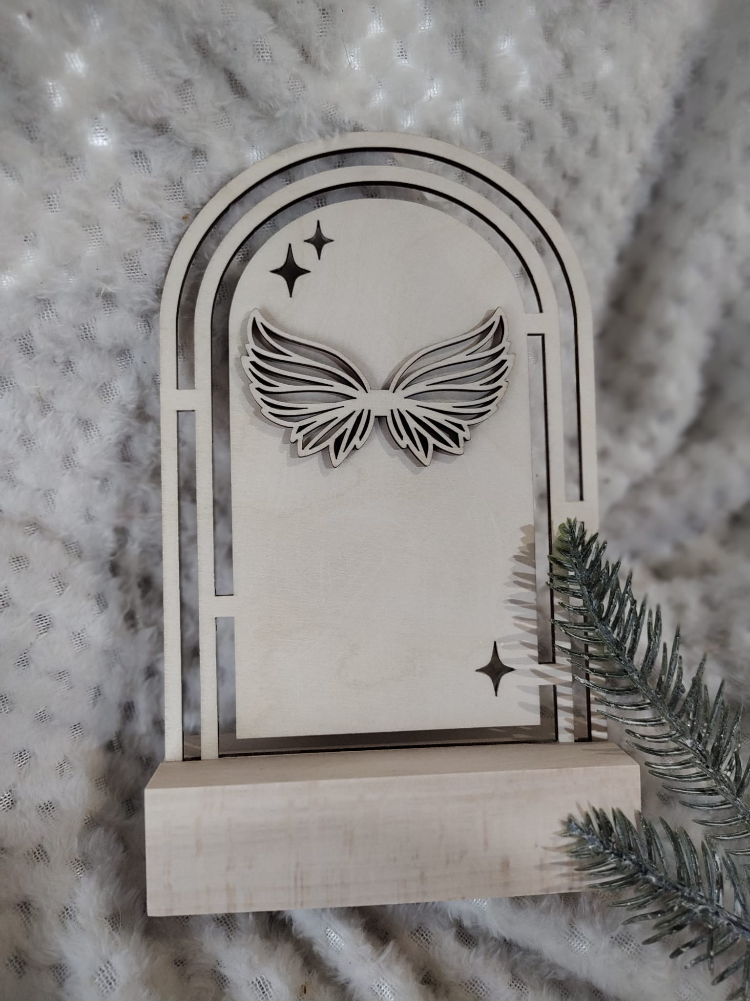 Baza stojak do makramy na Święta 12cm x 20cm N749
