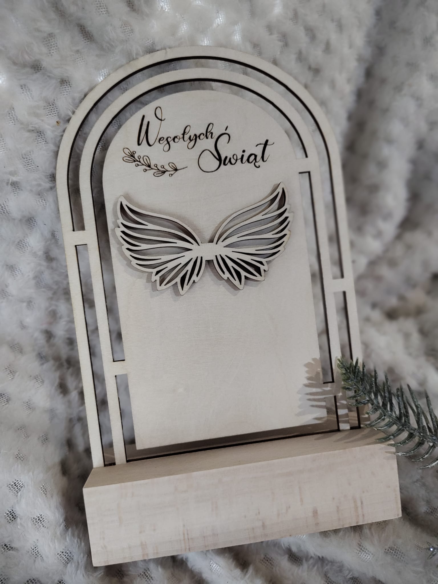 Baza stojak do makramy na Święta 12cm x 20cm N750