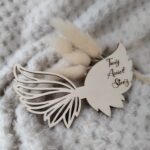 Skrzydła do makramy drewniane 12cm x 7cm  N756