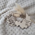 Skrzydła do makramy drewniane 11cm x 6,5cm  N757