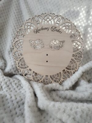 Baza do makramy na Dzień babci i dziadka 23cm N766