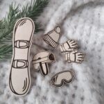 Akcesoria do makramy i rękodzieła snowboard N779