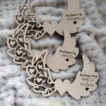 Skrzydła do makramy drewniane 12cm x 7cm  N783