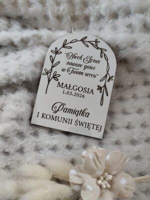 Tabliczka do makramy z HDF  7,5cm x 5,5cm  35 znaków  H329
