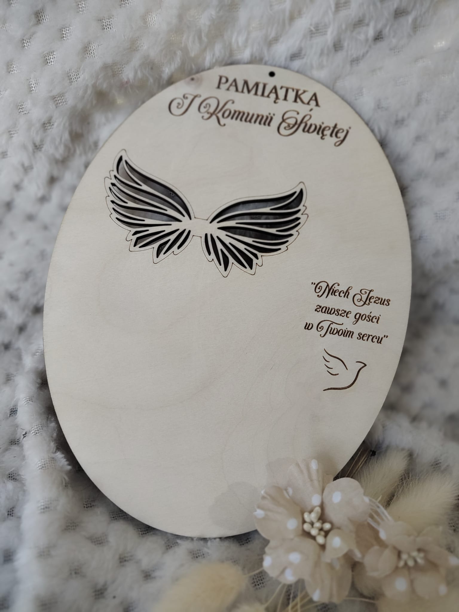 Baza do aniołka z makramy 20cm x 15cm  N798