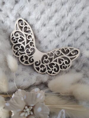 Skrzydła do makramy drewniane 10cm x 5cm  N800