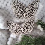 Skrzydła do makramy drewniane 10cm x 5cm  N801