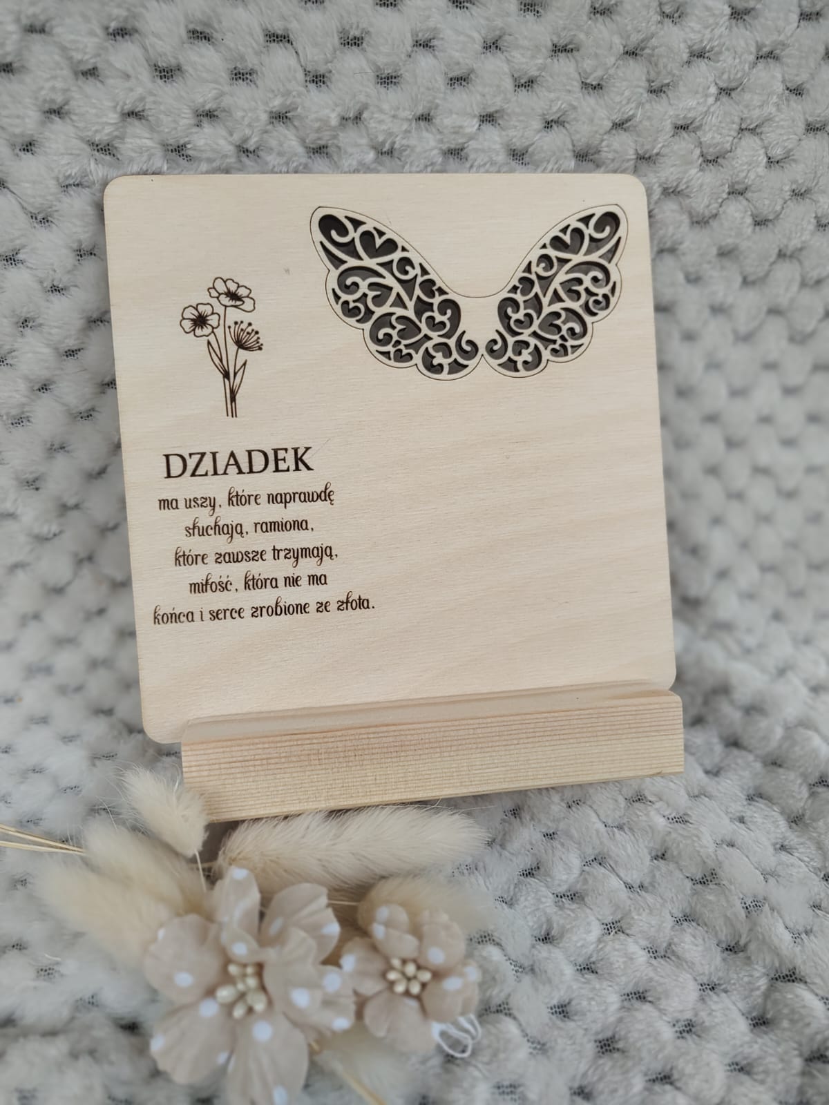 Baza do aniołka z makramy 14cm x 14cm  N802 - obrazek 2