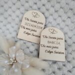 Tabliczka ozdoba ze sklejki do makramy 6,5cm x 5cm N804