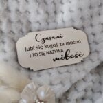 Tabliczka ozdoba ze sklejki do makramy 9cm x 5cm N807