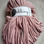 Bobbiny sznurek do makramy Pastelowy Róż 5mm pleciony 100m