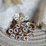 Medalik złoty na Pierwszą Komunię Świętą 1,5cm