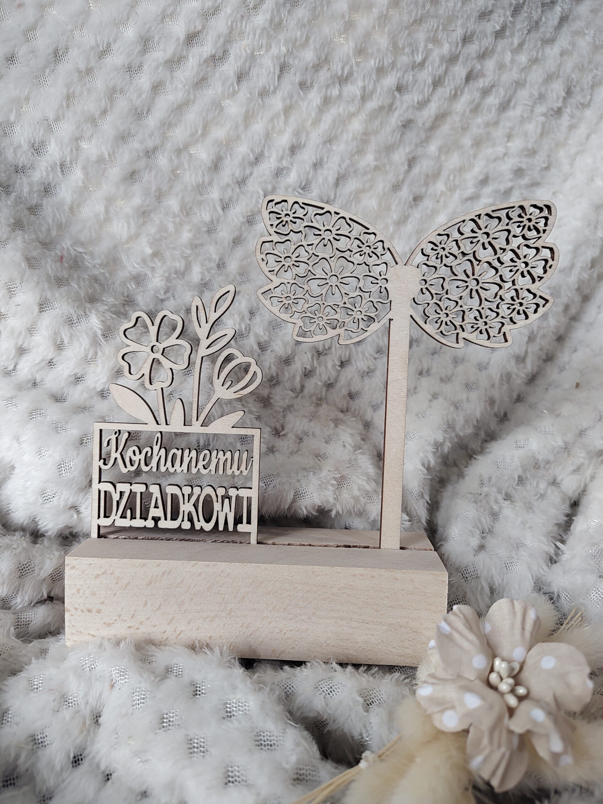 Baza stojak do aniołka z makramy 16cm x 13,5 cm N785 - obrazek 3