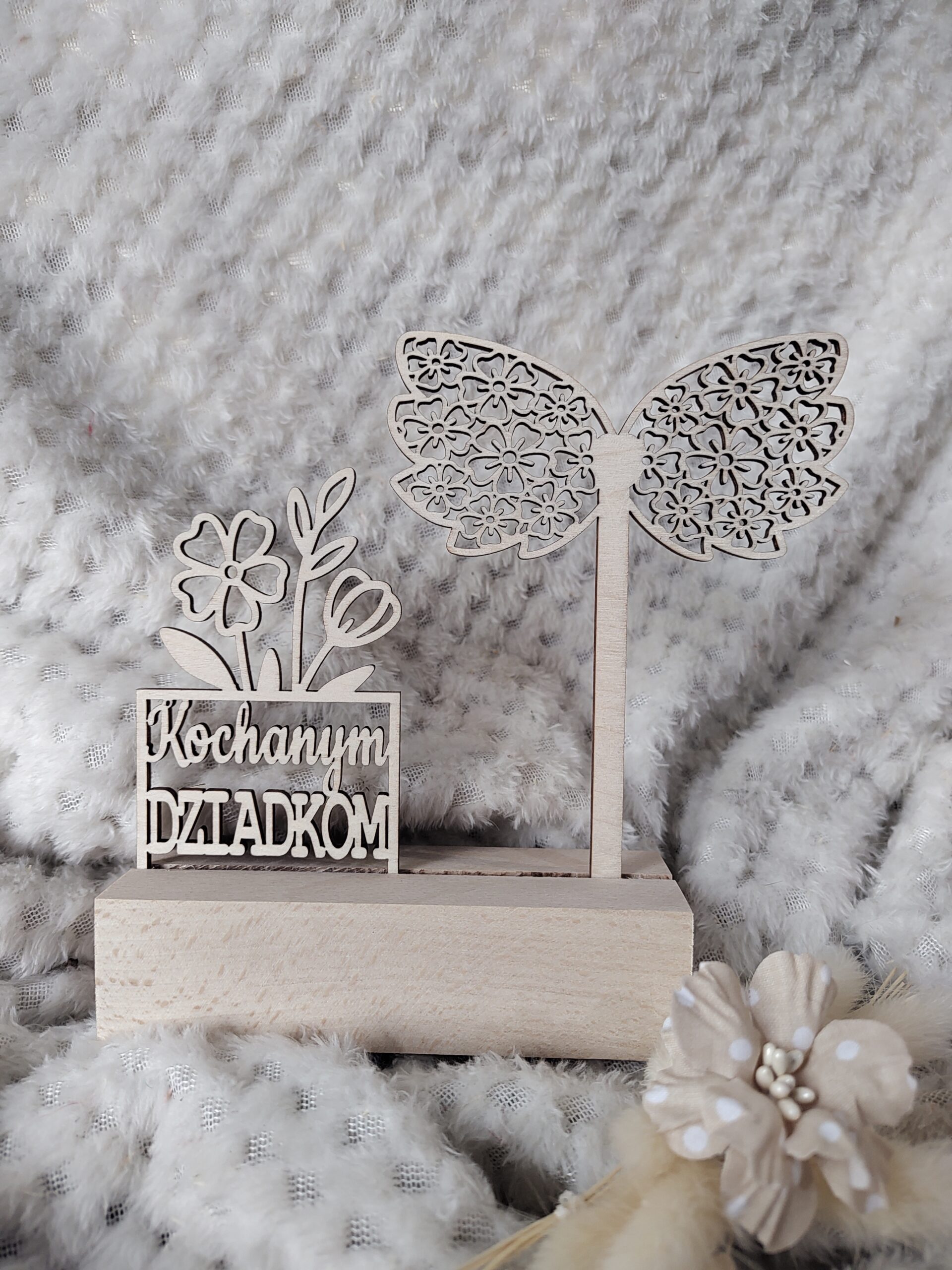 Baza stojak do aniołka z makramy 16cm x 13,5 cm N785 - obrazek 4