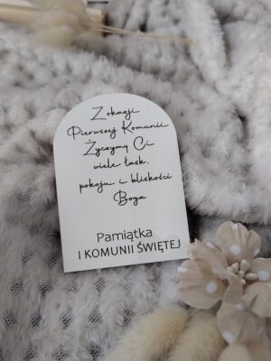 Tabliczka do makramy z HDF  7,5cm x 5,5cm  H326