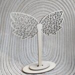 Skrzydła stojące do makramy drewniane 12cm x 15cm  N816