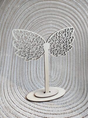 Skrzydła stojące do makramy drewniane 12cm x 15cm N816